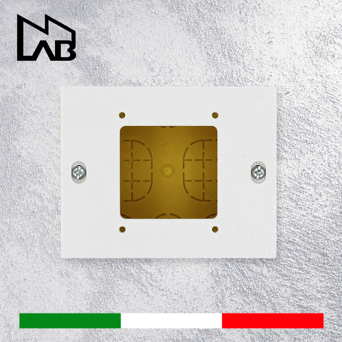 Cornice Completa Termostato Netatmo - Scatola 3 Posti 503 Placca adattatore - 105B