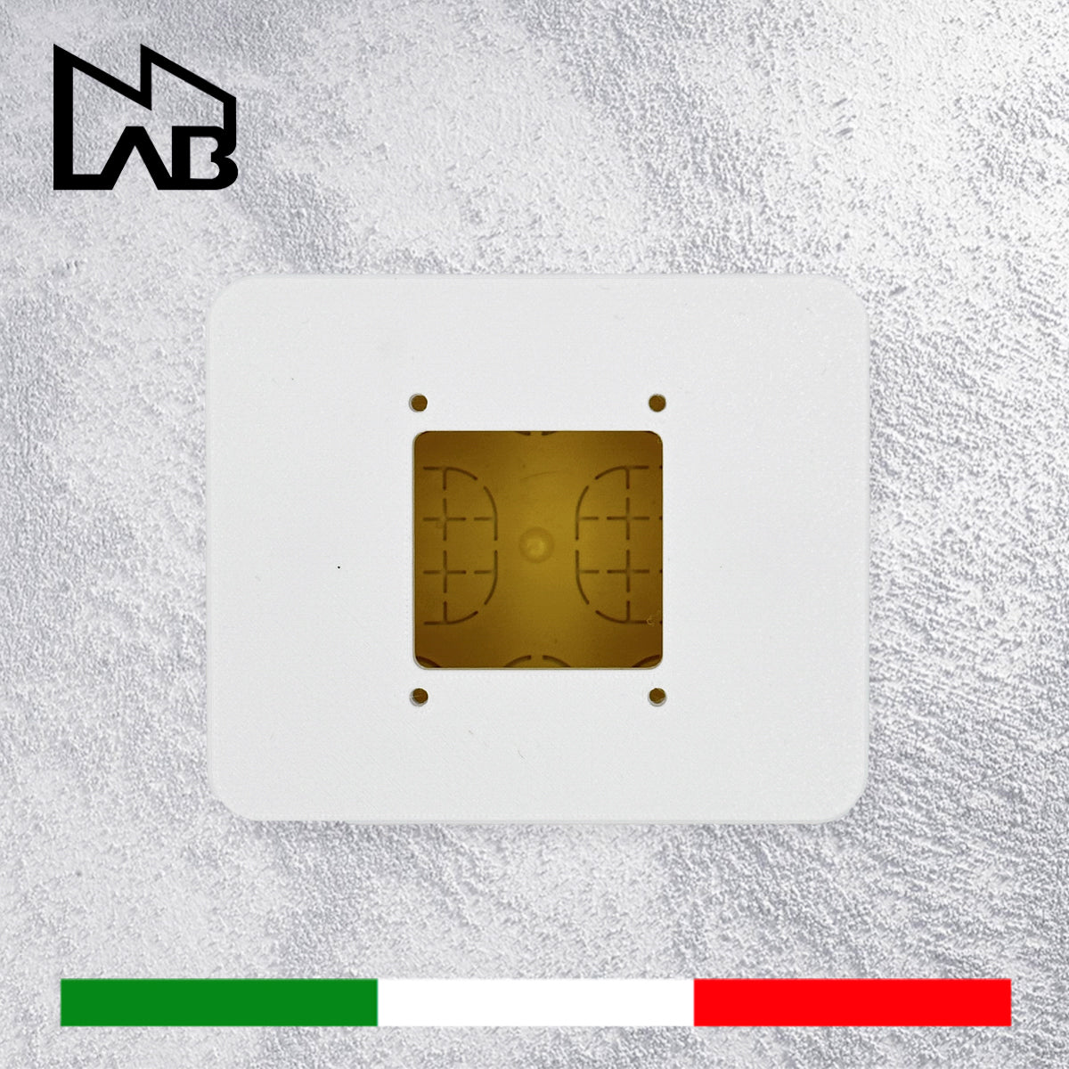 Cornice Completa Termostato Netatmo - Scatola 3 Posti 503 Placca adattatore - 105B