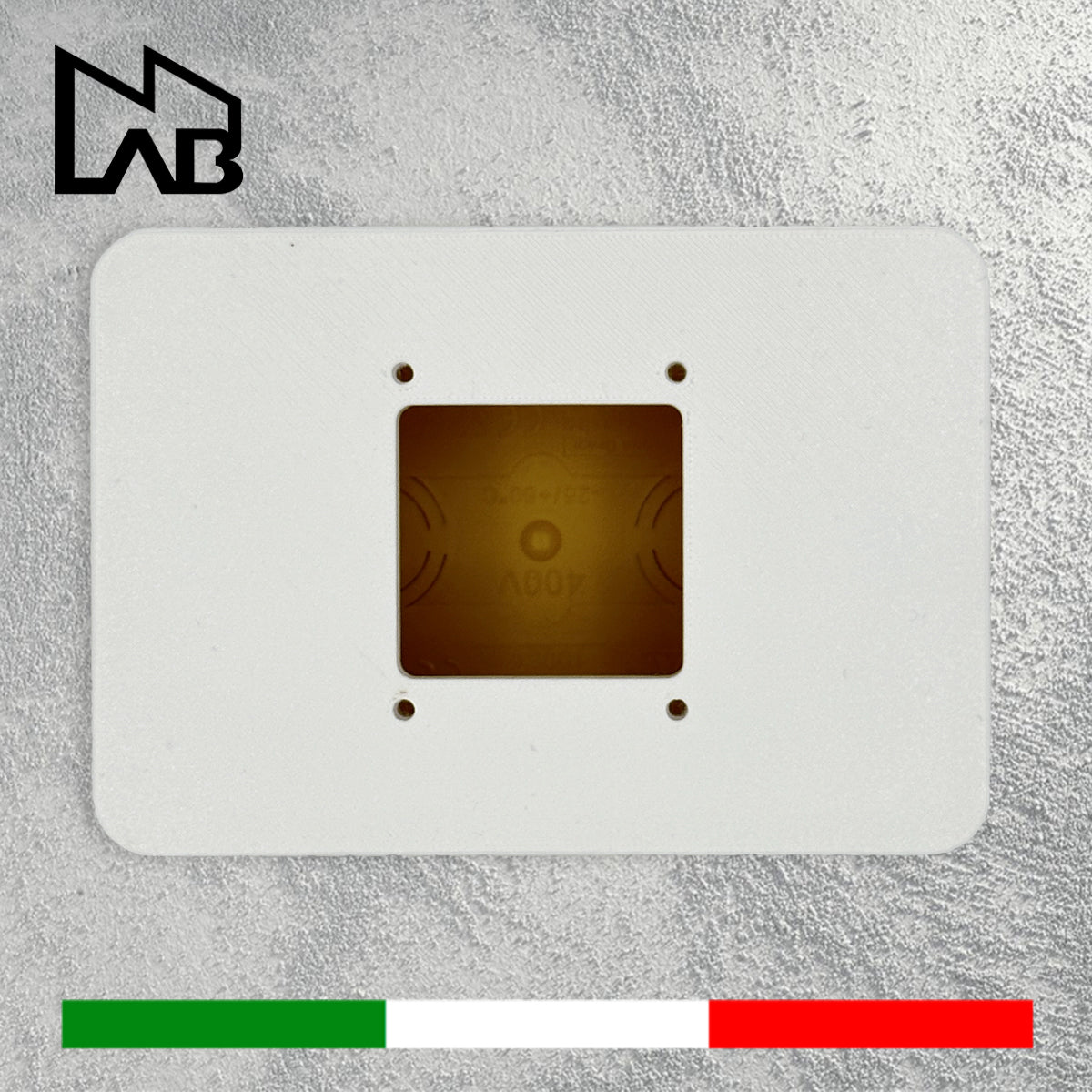Netatmo Thermostat Komplettrahmen - 4-Platz Box 504 Adapterplatte - 106B
