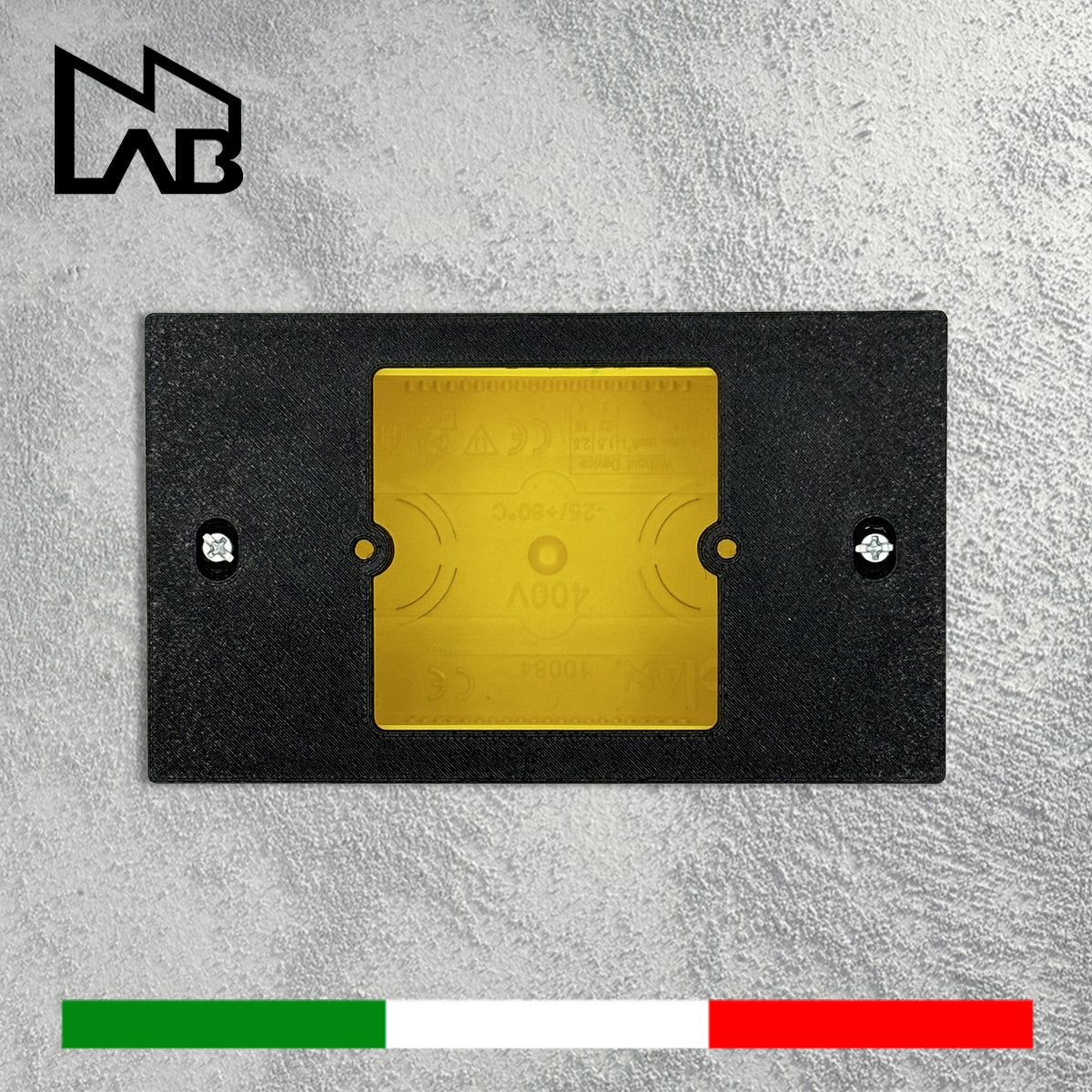 Rahmenplattenadapter für 60-mm-Thermostate auf 504-Kassette, 4 Plätze – 108