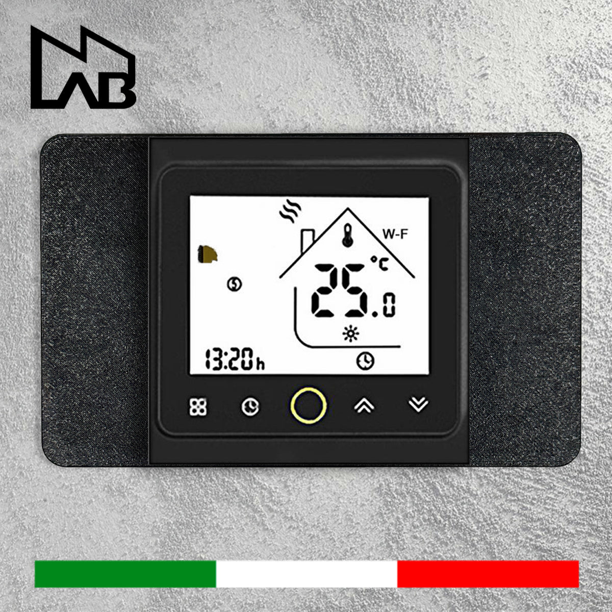 Rahmenplattenadapter für 60-mm-Thermostate auf 504-Kassette, 4 Plätze – 108