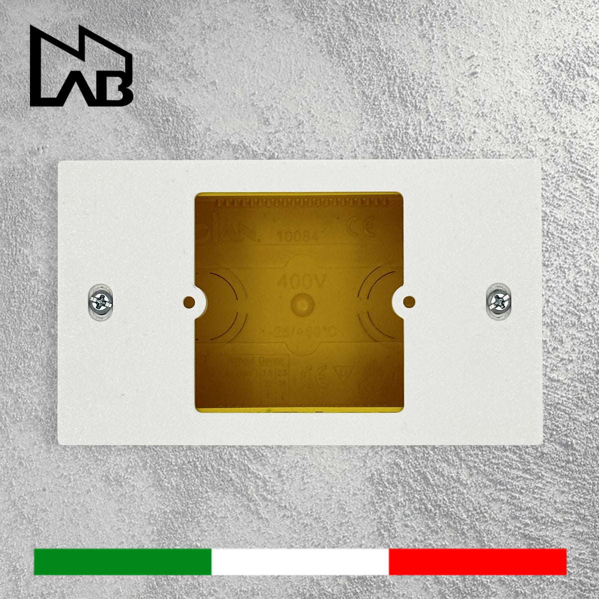 Rahmenplattenadapter für 60-mm-Thermostate auf 504-Kassette, 4 Plätze – 108