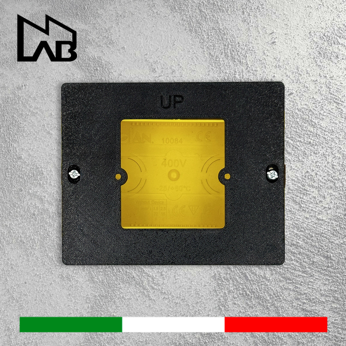 Komplettrahmen Tado Thermostat - 4-Platz-Box 504 Adapterplatte - 111