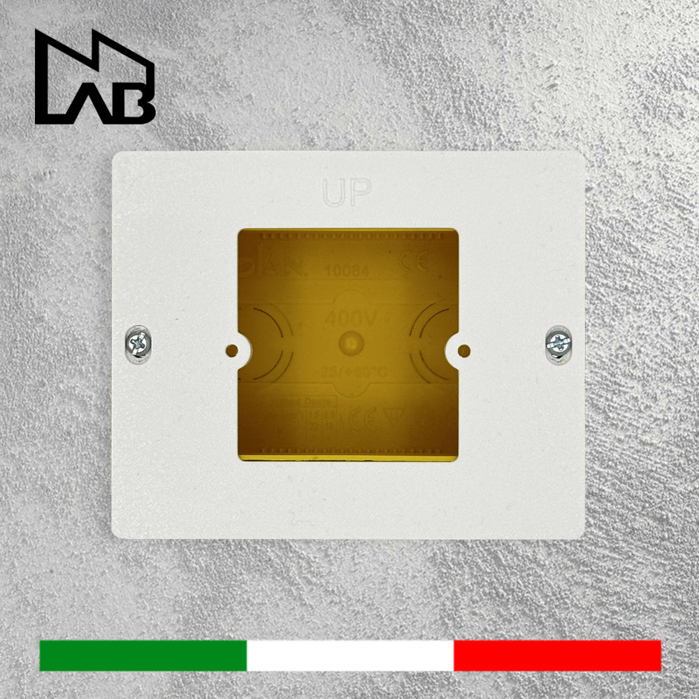 Komplettrahmen Tado Thermostat - 4-Platz-Box 504 Adapterplatte - 111