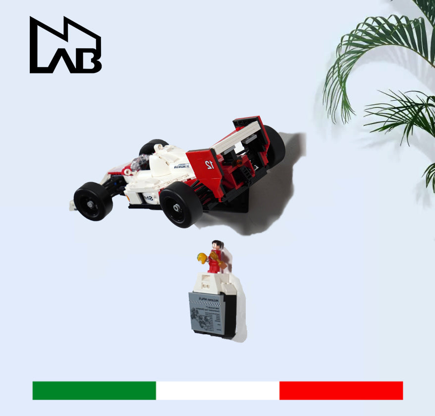 203 – Lego McLaren MP4/4 & Ayrton Senna 10330 Wandhalterung
