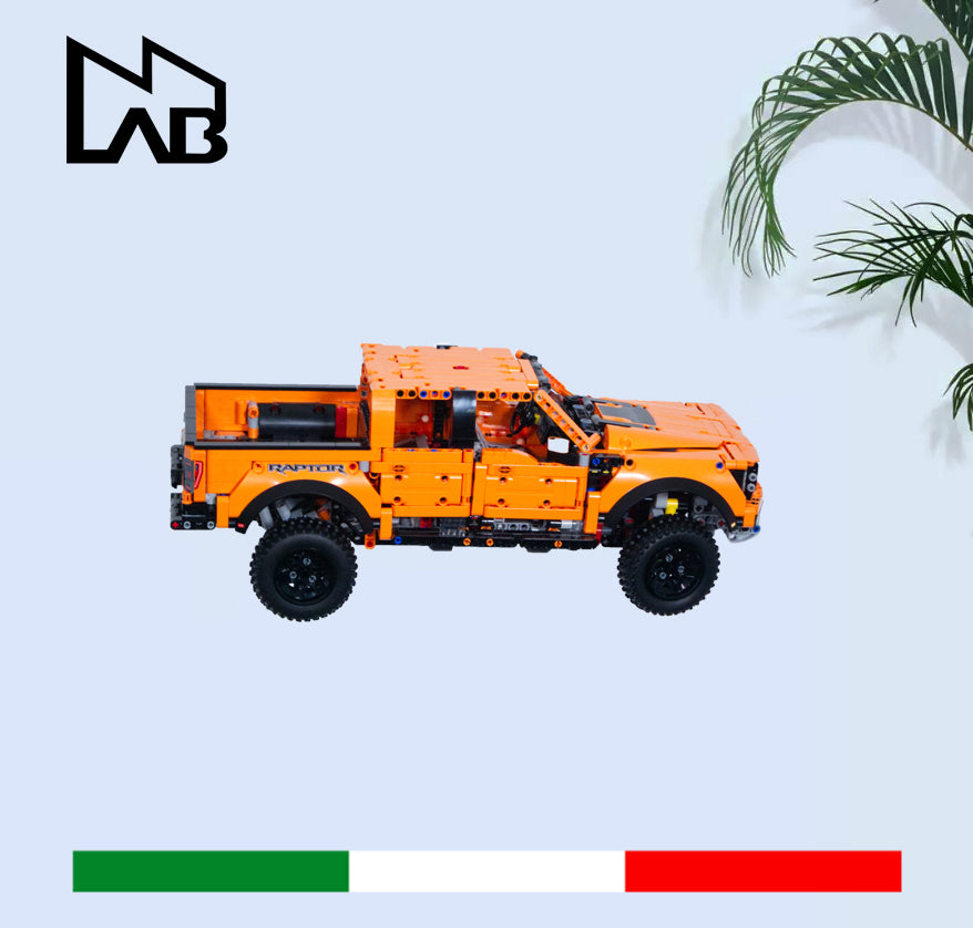 216 - Staffa Supporto Per Montaggio A Parete Lego Ford Raptor 42126