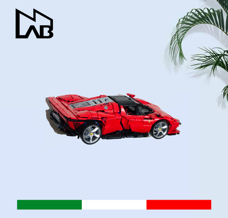 225 - Lego Ferrari Daytona SP3 42143 Wandhalterung