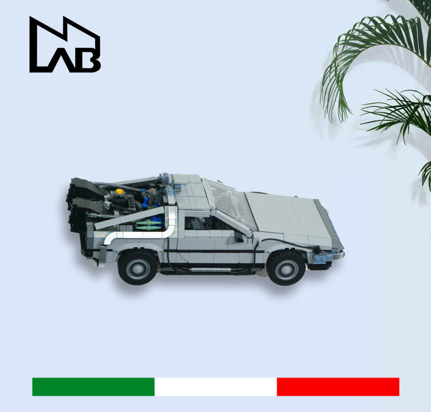 234 - Staffa Supporto Per Montaggio A Parete Lego DeLorean 10300