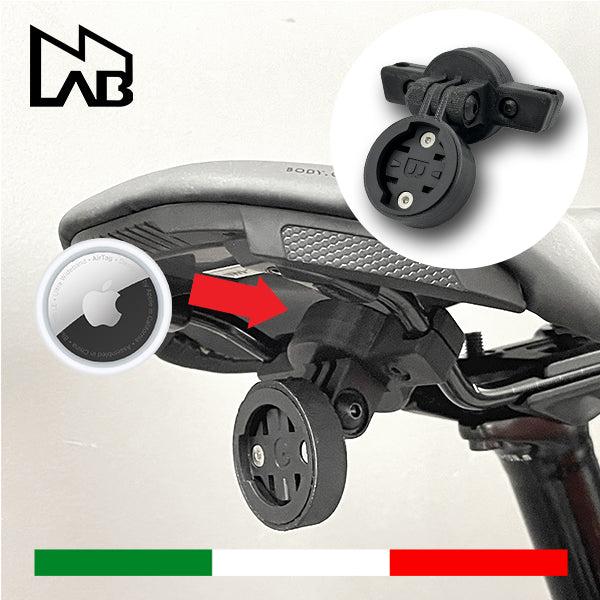 Staffa Supporto Snodato Bryton Gardia AirTag Sella Bici