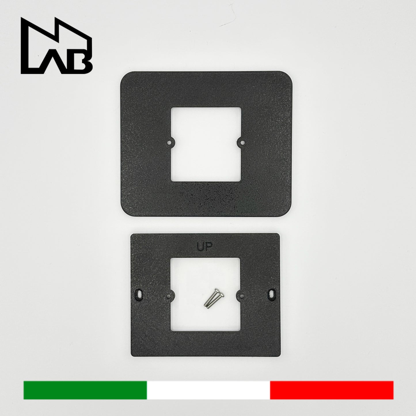 Komplettrahmen Tado Thermostat - 4-Platz-Box 504 Adapterplatte - 111