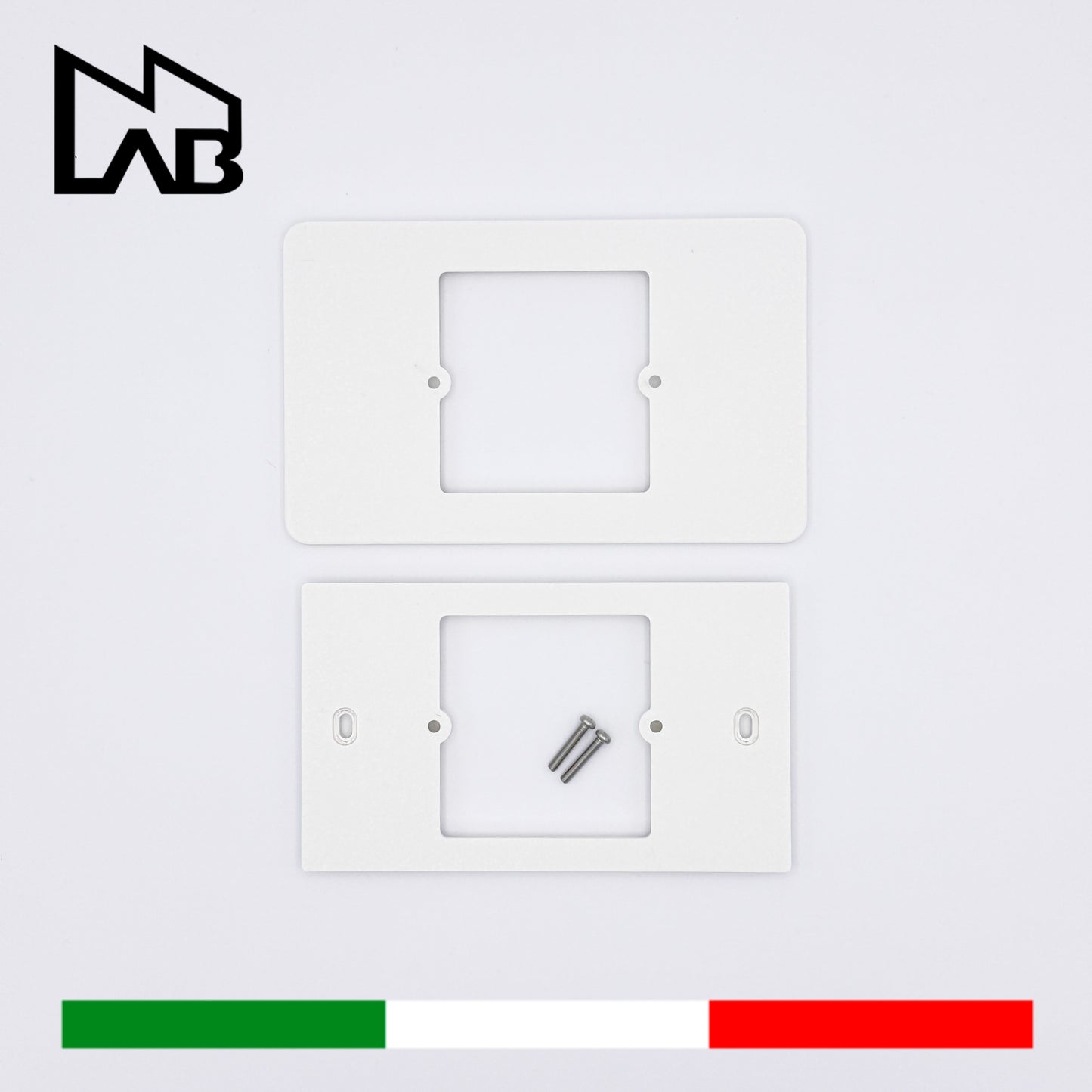 Rahmenplattenadapter für 60-mm-Thermostate auf 504-Kassette, 4 Plätze – 108