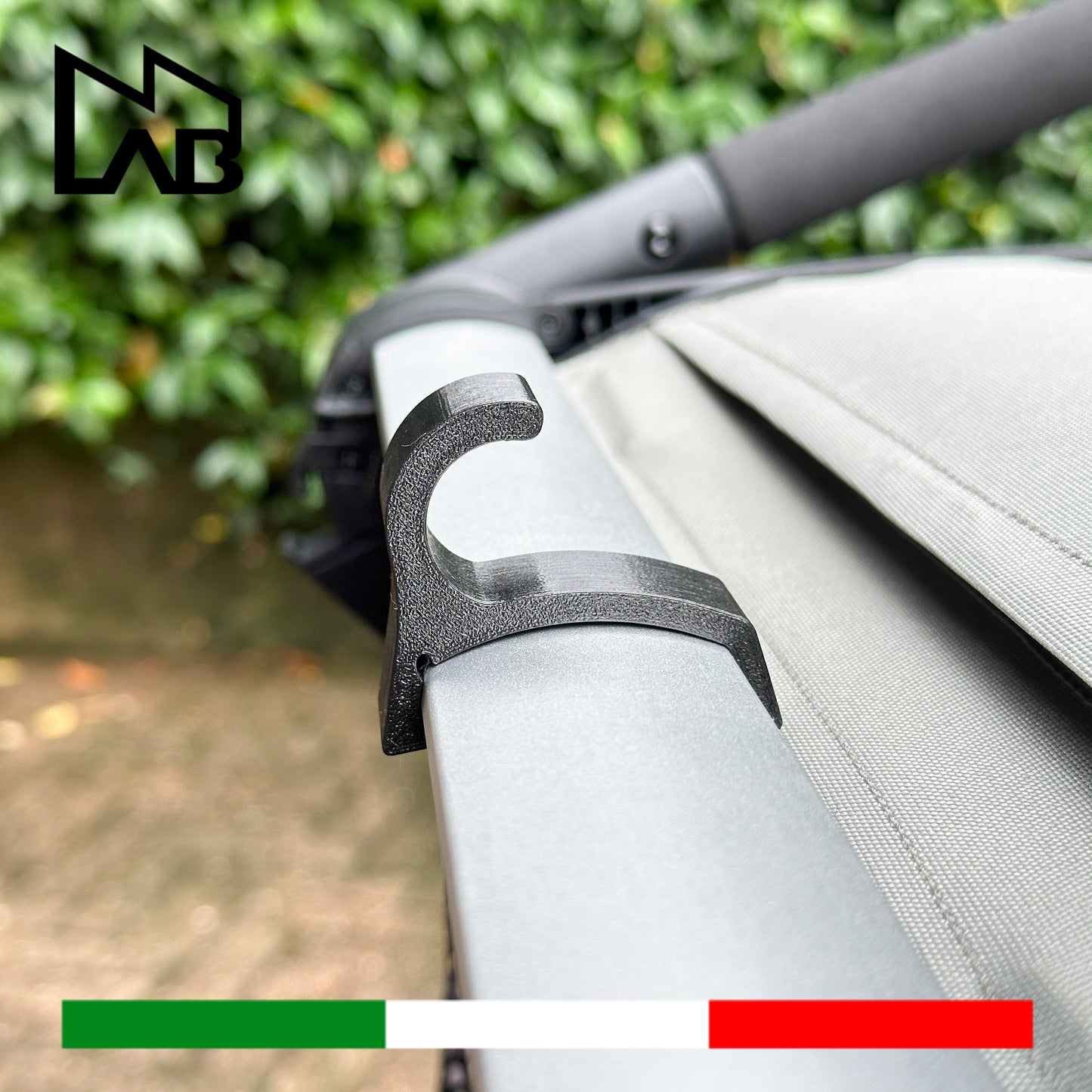 88N – 2 x Haken für Tasche, Rucksack, Helm für Thule Chariot und Urban Glide Carts