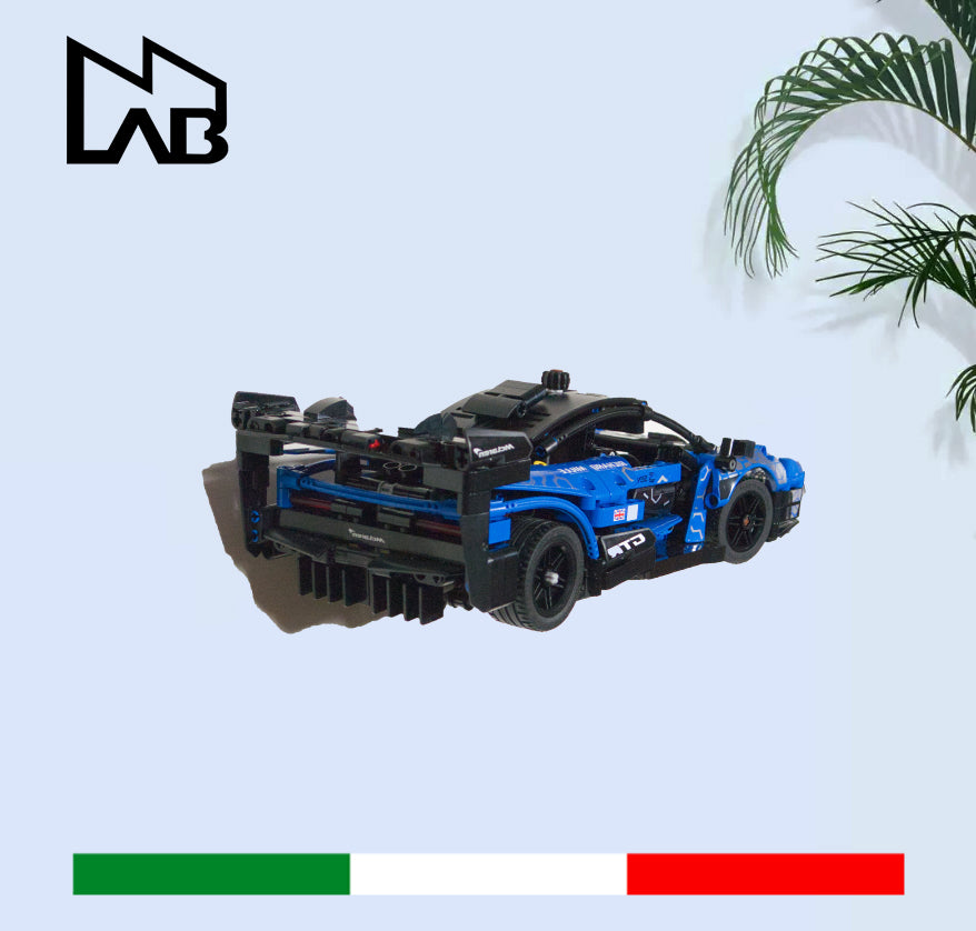 222 - Staffa Supporto Per Montaggio A Parete Lego McLaren Senna GTR 42123