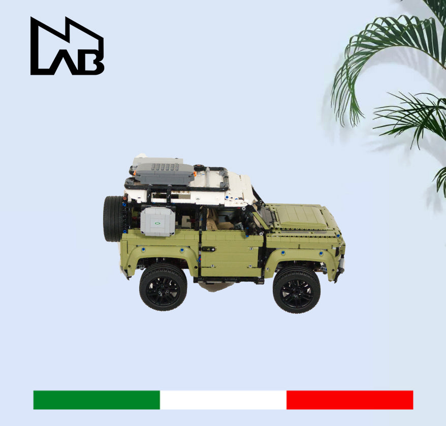 226 - Staffa Supporto Per Montaggio A Parete Lego Land Rover Defender 42110