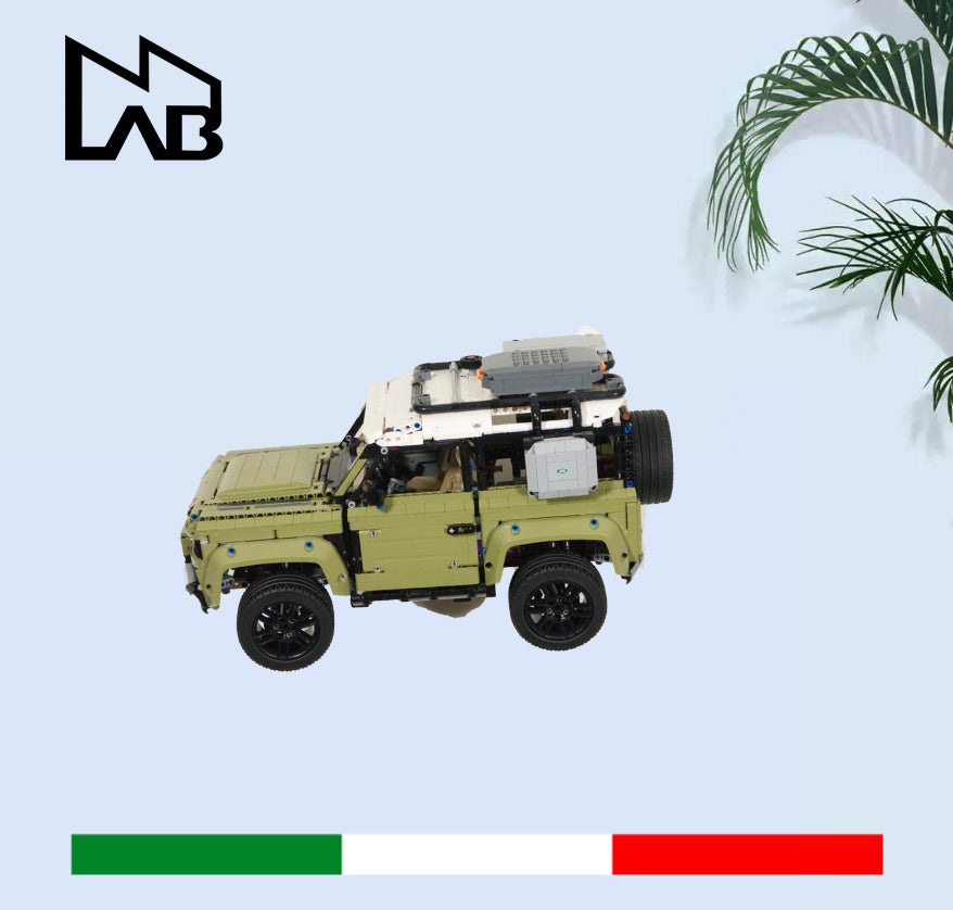 226 - Staffa Supporto Per Montaggio A Parete Lego Land Rover Defender 42110