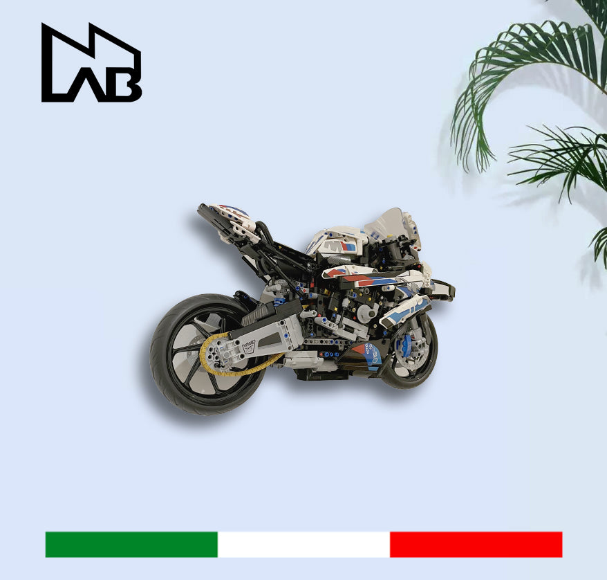 235 - Staffa Supporto Per Montaggio A Parete Lego BMW M 1000RR 42130