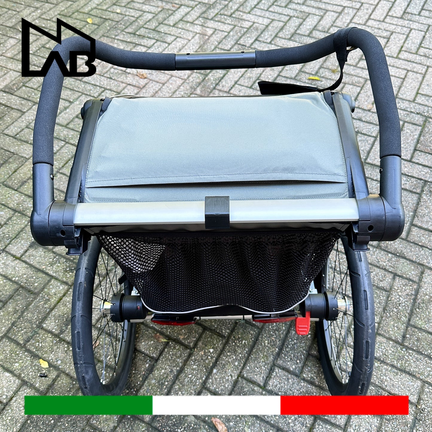 84N - Supporto AirTag Nascosto Per Carrello Thule Chariot e Urban Glide